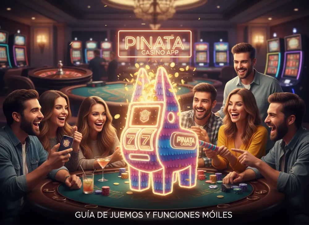 Pinata casino app guía de juegos y funciones móviles