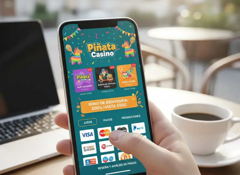 Pinata casino reseña y análisis de juegos y pagos