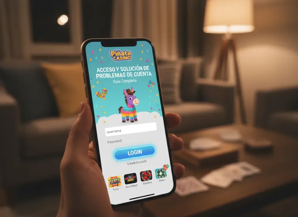 Pinata casino login acceso y solución de problemas de cuenta